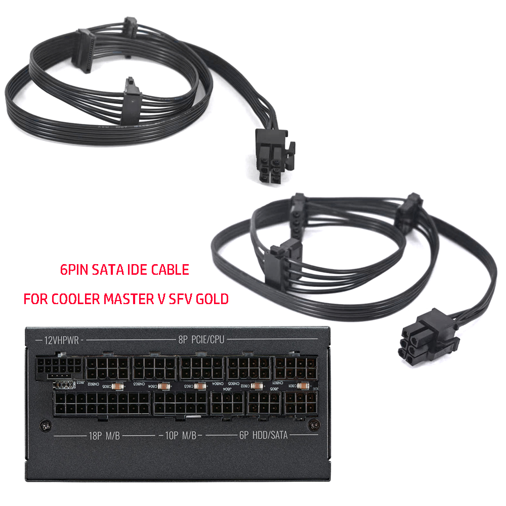 Sfx Modular Power Supply 850W Gold - Kabel 6PIN PCIE DO 3*SATA Molex