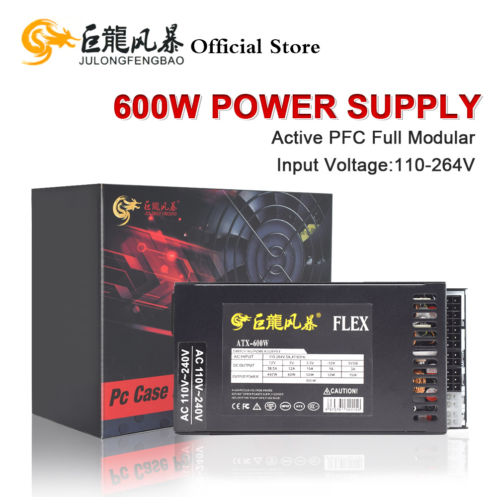 Flex Atx Power Supply 600W 1U - 600W Full Modular 1U Flex ATX