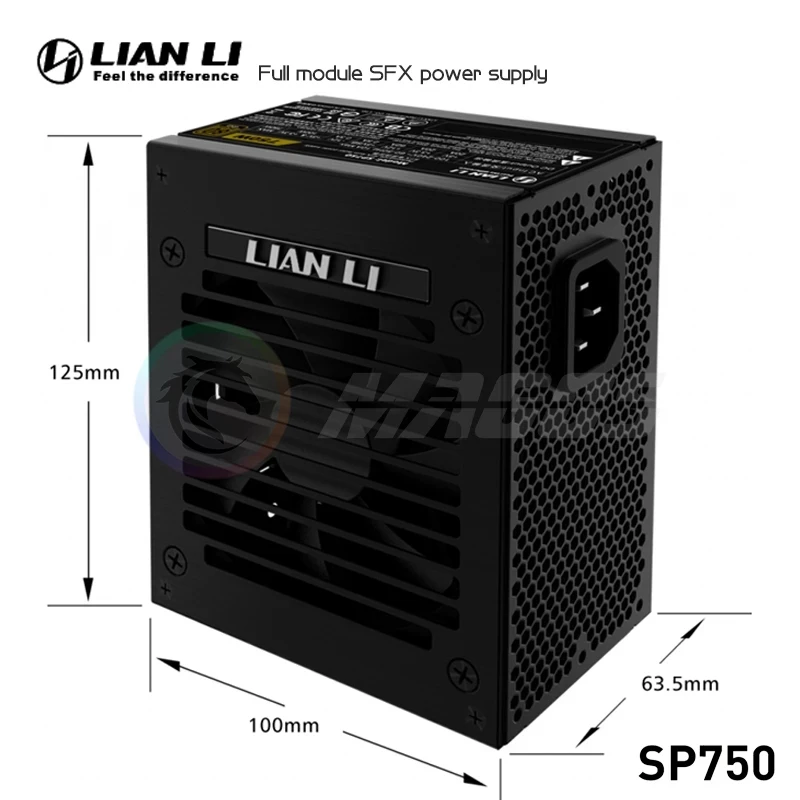 Zasilacz LIAN LI PSU 750W SFX  – 750W Sfx Fully Modular Power Supply recenzja i cena