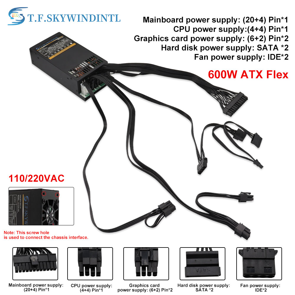 Modułowy zasilacz Flex 600W Ma – Flex Atx Power Supply 600W 1U recenzja i cena